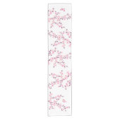 Floral Cherry Blossoms | 春 ショートテーブルランナー (正面)