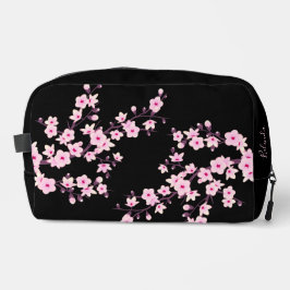 Floral Cherry Blossoms Black Pink | Your Name ドップキット