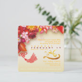 Floral Chinese gold Paper-cut Horse 2026 PSqInv (スタンド正面)