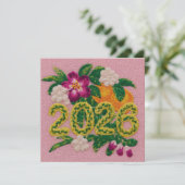 Floral Citrus 2026 New Year シーズンカード (スタンド正面)