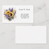 Floral Classic Calling Card 名刺 (正面/裏面)