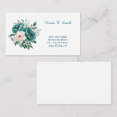 Floral Classic Calling Card 名刺 (正面/裏面)