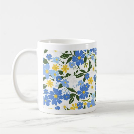 Floral Classic Mug コーヒーマグカップ (左)