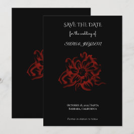 Floral Clipart – Abstract Flower Home Decor Design セーブザデート