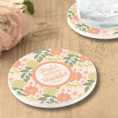 Floral Coaster Set – Gratitude-Inspired Home Decor コースター