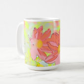 Floral Coffee Mug コーヒーマグカップ (正面左)