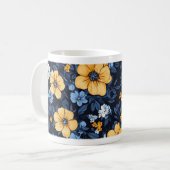 Floral Coffee Mug コーヒーマグカップ (正面左)