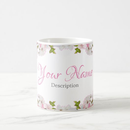 Floral - Coffee Mug コーヒーマグカップ (中央)