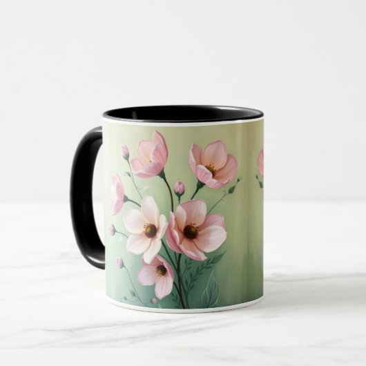 Floral Coffee Mug マグカップ (正面左)