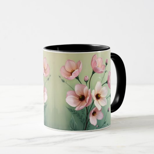 Floral Coffee Mug マグカップ (正面右)