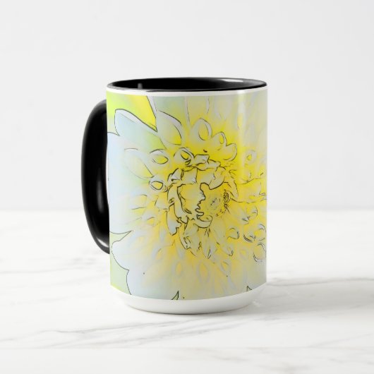 Floral Coffee Mug マグカップ (正面左)