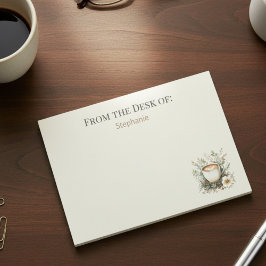 Floral Coffee Mug Personalized ポストイット