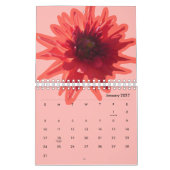 Floral Colorful 2026 カレンダー (1月 2027)