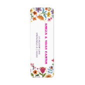 Floral Colorful Easter BRUNCH & HUNT ラベル (正面)