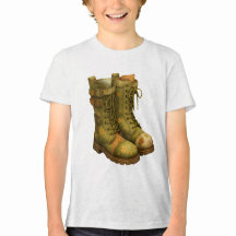 Floral Combat Boots –  Cottagecore Vintage style