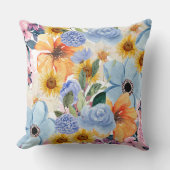 Floral Comfort Pillow  クッション (正面)