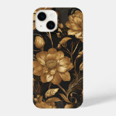 Floral cover  iPhoneケース (裏面)
