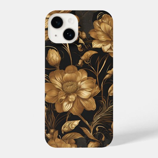 Floral cover iPhoneケース (裏面)