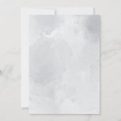 Floral Crescent Twinkle Little Star Gender Reveal 招待状 (裏面)