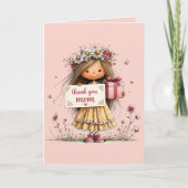 Floral Crown “Thank You Mom” Card  カード (正面)
