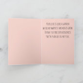 Floral Crown “Thank You Mom” Card  カード (内部)