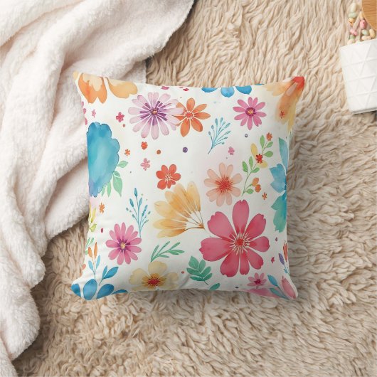 Floral Cushion  クッション (ブランケット)