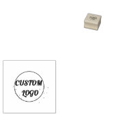 Floral Custom Logo Rubber Stamp ラバースタンプ (押印)