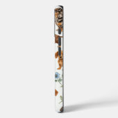 Floral Dachshund Phone Case - Wiener Dog Pattern Case-Mate iPhoneケース (裏面 / 左)