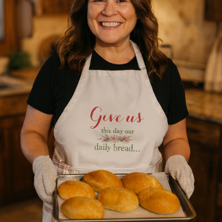 Floral Daily Bread Prayer スタンダードエプロン