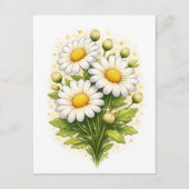 Floral Daisy Enclosure Card エンクロージャーカード (正面)