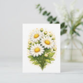 Floral Daisy Enclosure Card エンクロージャーカード (スタンド正面)