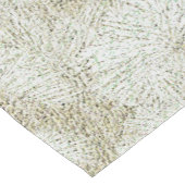 Floral Daisy Velvety Cream Texture ショートテーブルランナー (コーナー)