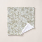 Floral Daisy Velvety Cream Texture バスタオルセット (ウォッシュタオル)