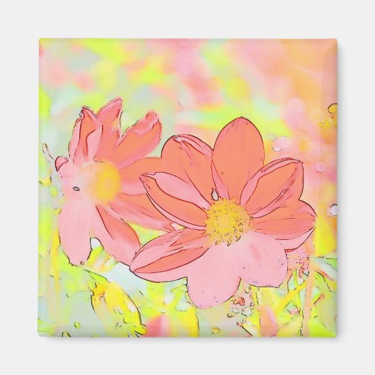 Floral Decorative Magnet マグネット (正面)