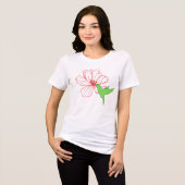 Floral Design トライブレンドＴシャツ (正面全面)