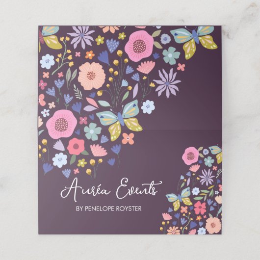 Floral Design Events Appointment Card 予約カード (外部開封)