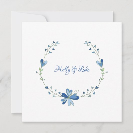 Floral Design in Blue for a Spring Outdoor Event (正面)