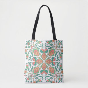 Floral design in oriental style トートバッグ