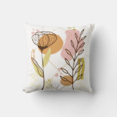 Floral design modern pattern クッション (正面)