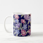 Floral Design Mug コーヒーマグカップ (左)