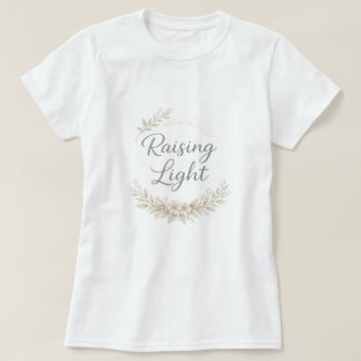 Floral design quotes AI art  Tシャツ