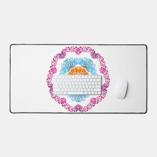 Floral Desk Mat デスクマット (キーボード&マウス)