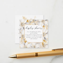 Floral Display for Bridal Shower  エンクロージャーカード