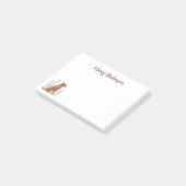 Floral Dog Stationery Celestial Botanical Pet Gift ポストイット (アングル)