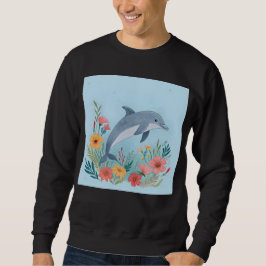 Floral Dolphin スウェットシャツ