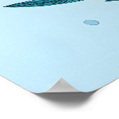 Floral Dolphin ポスター (角)