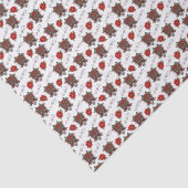 Floral Donkey Christmas Tissue Paper 薄葉紙 (詳細)