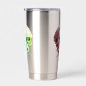 Floral Downpour Bloomfall Sheltered by Spring Wher 保温保冷タンブラー (右面)