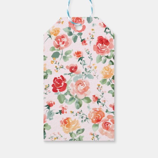 Floral Dream Baby Shower ギフトタグ (裏面)