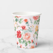 Floral Dream Baby Shower  紙コップ (裏面)